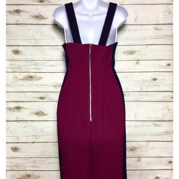 House of Holland Bodycon Color Block Bustier Dress - Picture 2 of 8